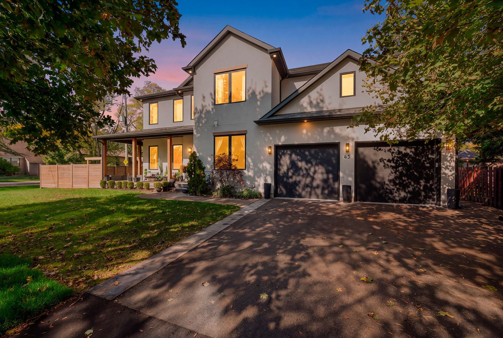45 Aldershot Pl. at dusk