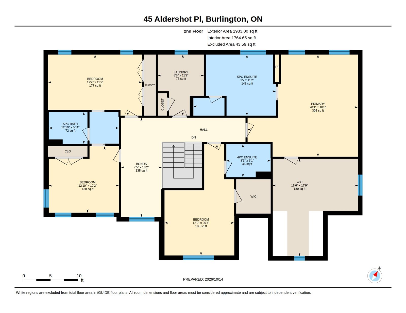 Second floor plan